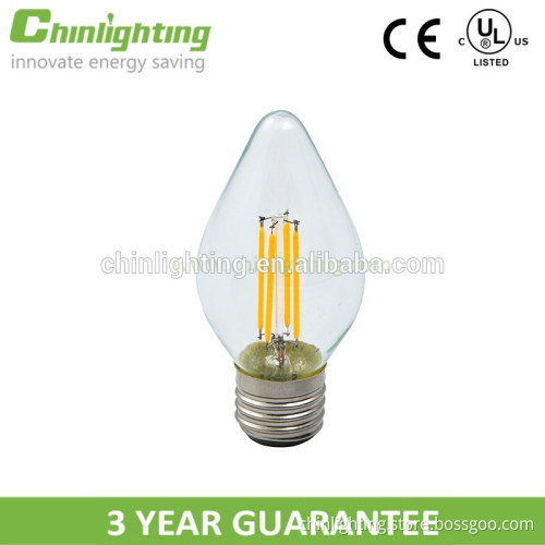 2016 new fashion clear glass high quality indoor led light incandescent light bulb
